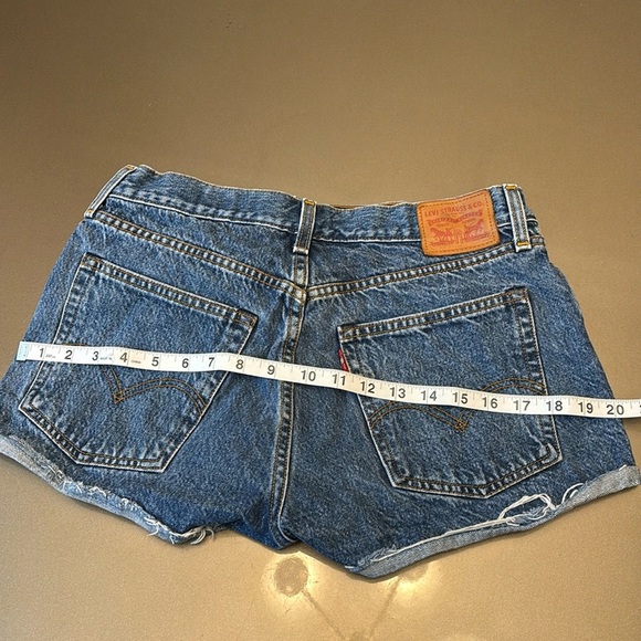 Levi's Blue Jean Shorts - Picture 6 of 10
